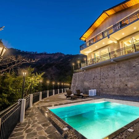 Stayvista At Sunset Springs With Pool & Views Nainital Esterno foto