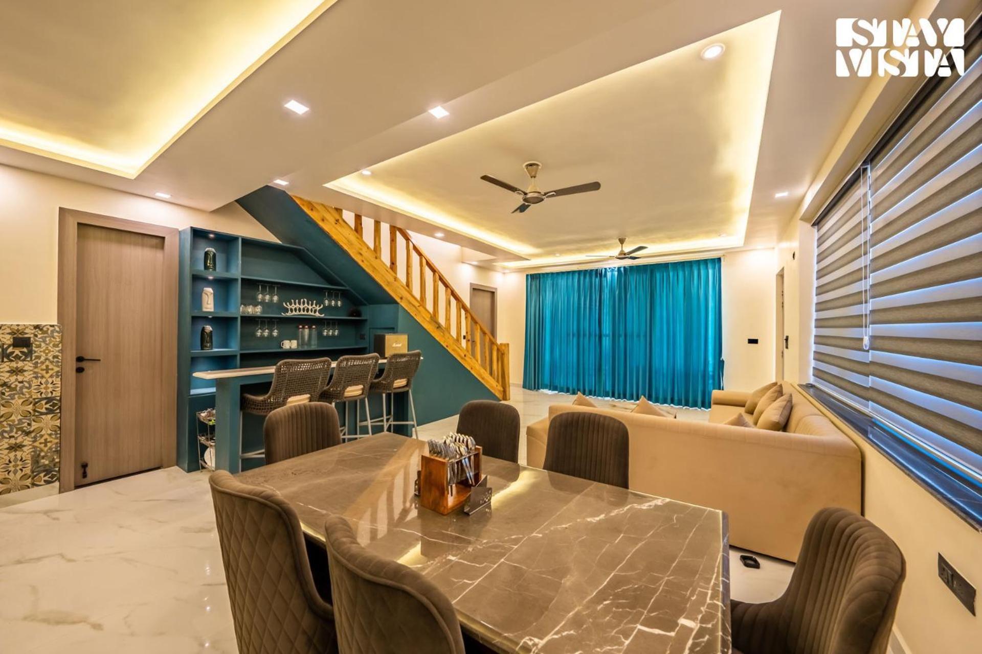 Stayvista At Sunset Springs With Pool & Views Nainital Esterno foto