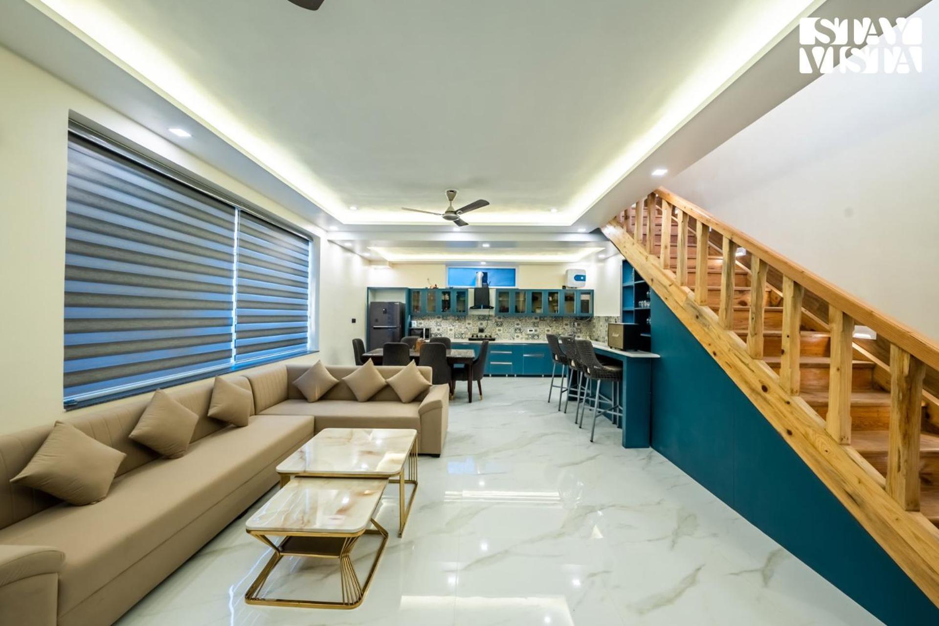 Stayvista At Sunset Springs With Pool & Views Nainital Esterno foto