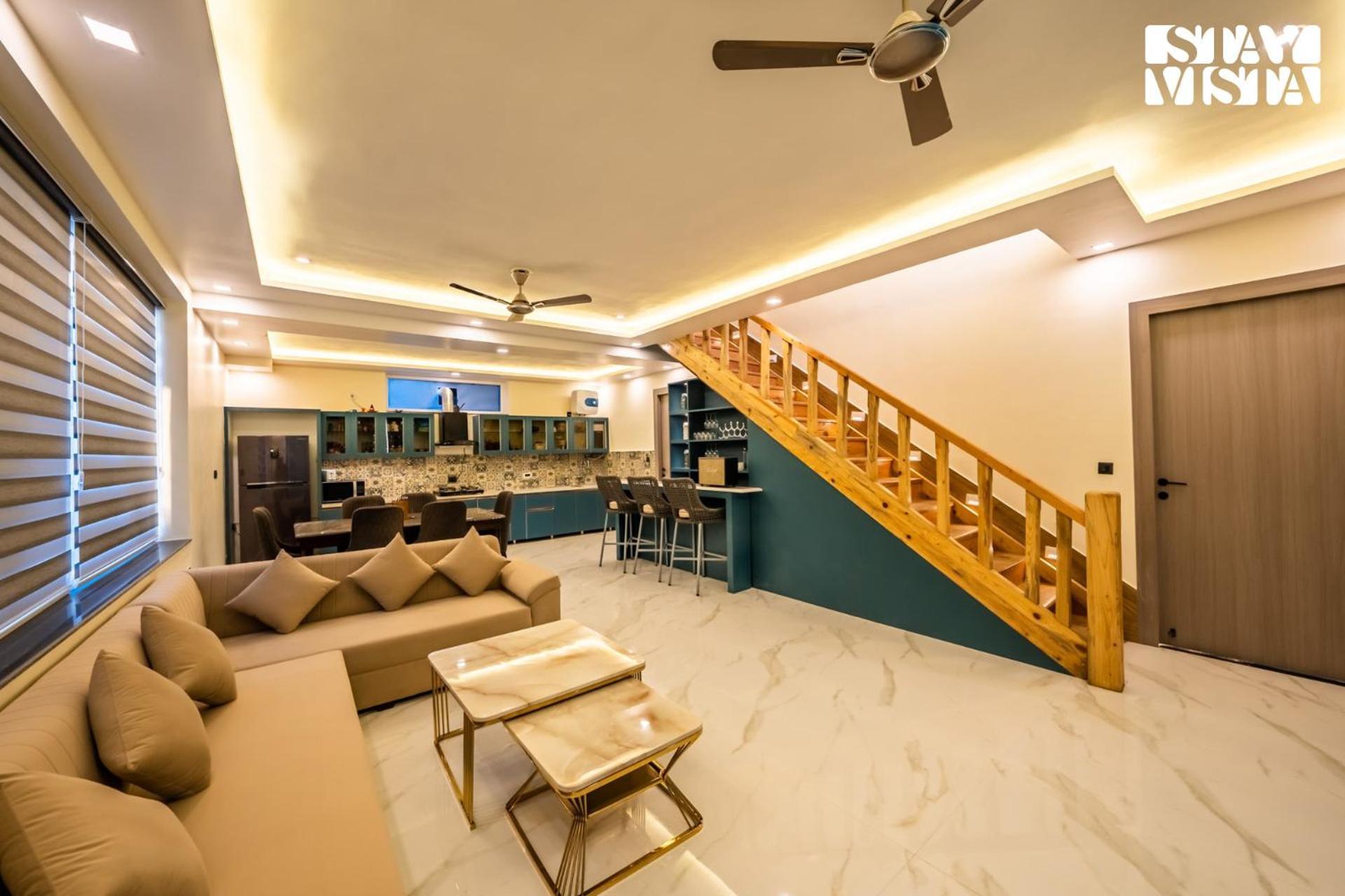 Stayvista At Sunset Springs With Pool & Views Nainital Esterno foto